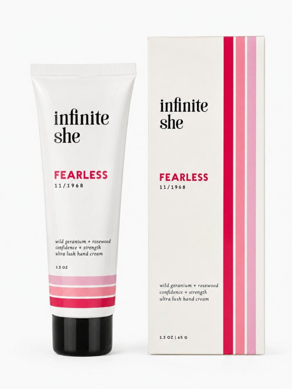 Infinite She Fearless Ultra Lush Hand Cream Wild Geranium Rosewood 2.3 oz / 65 g
